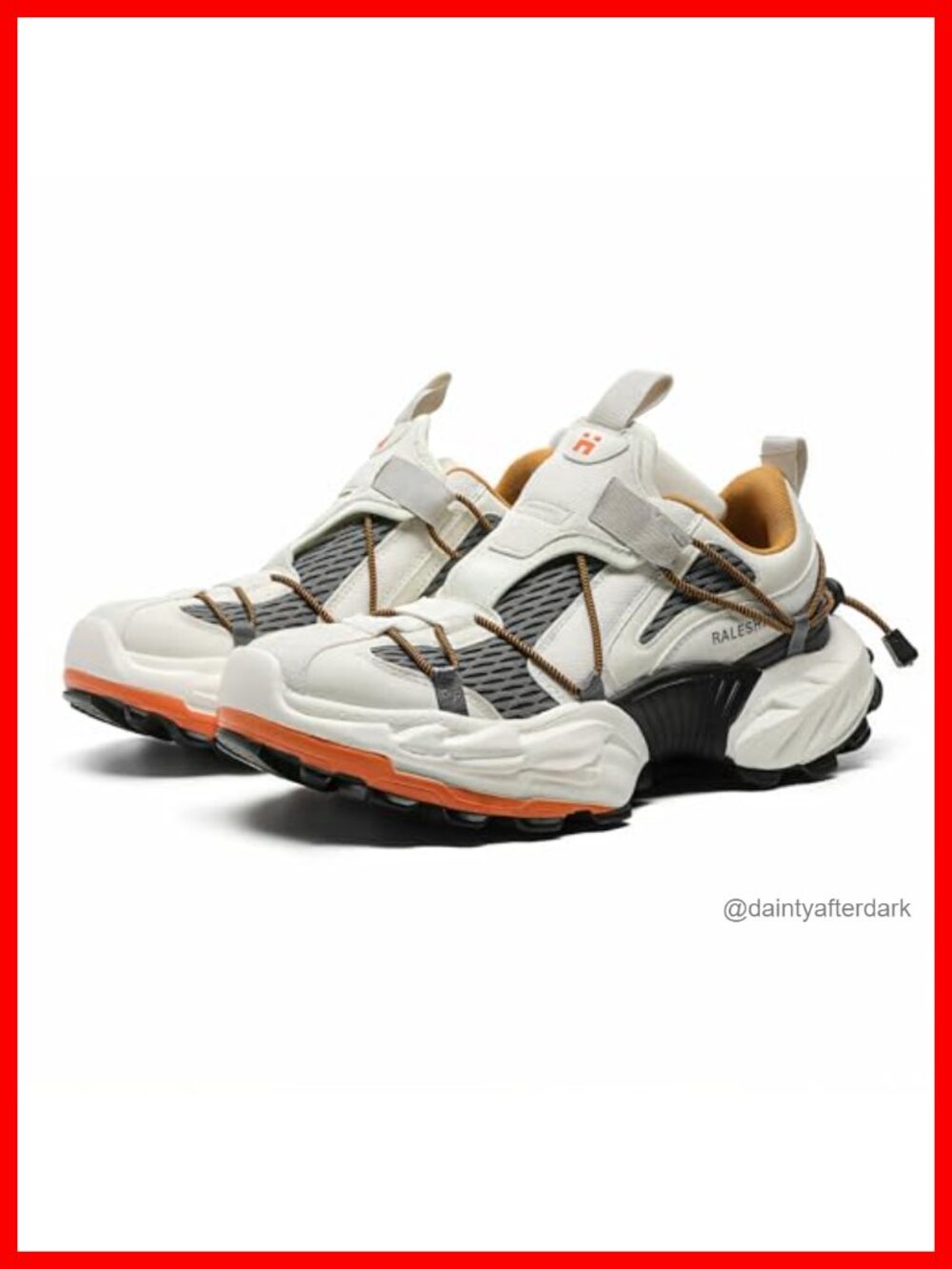 Chunky Dad Shoes 2.4" Platform Sneakers Lightweight Breathable Quick Lace Toggle
